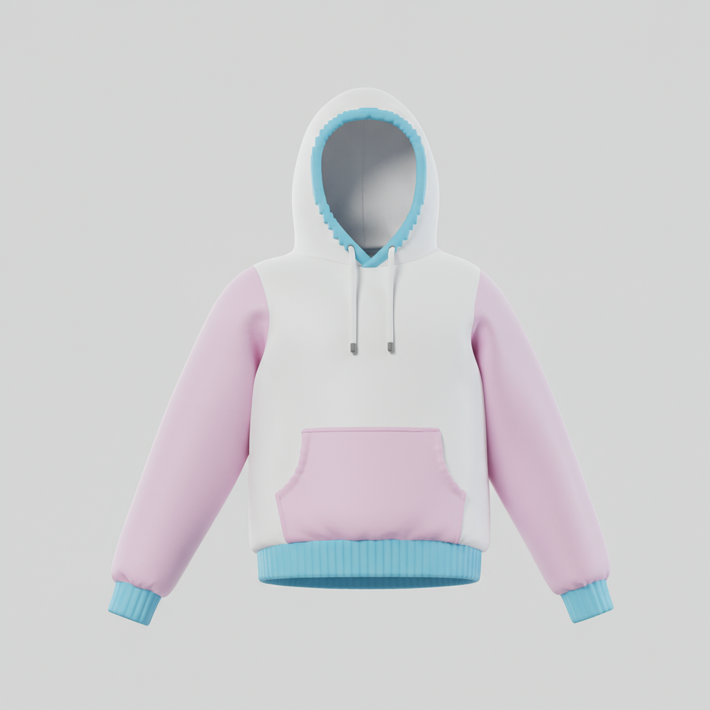 Minimal Pixel Style Hoodie